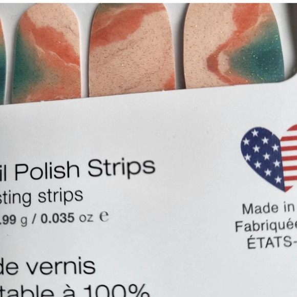 Color Street Nail Polish Strips Retired Rhodes to Paradise New - Picture 7 of 7